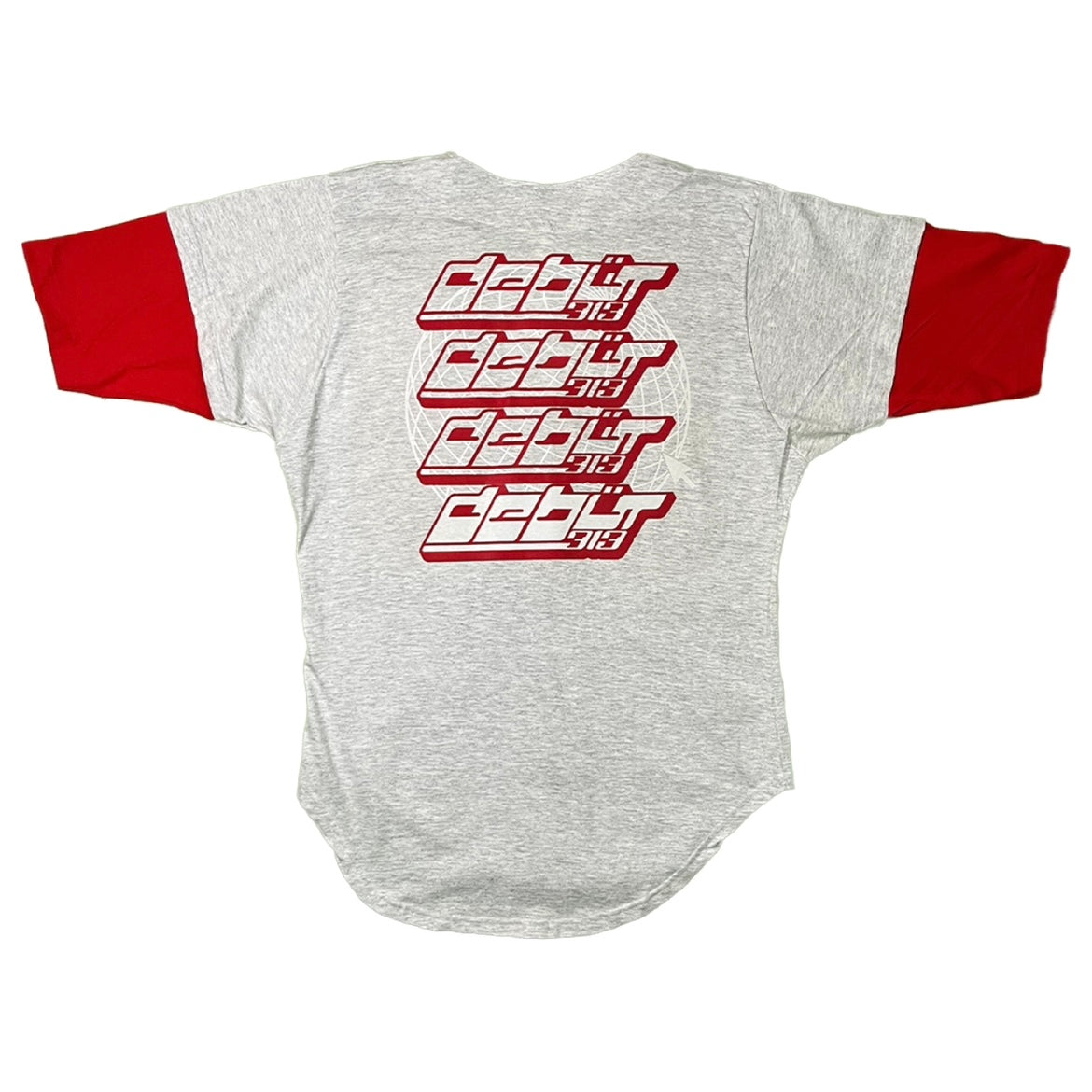 Detroit Red Wings Baseball Style Jersey