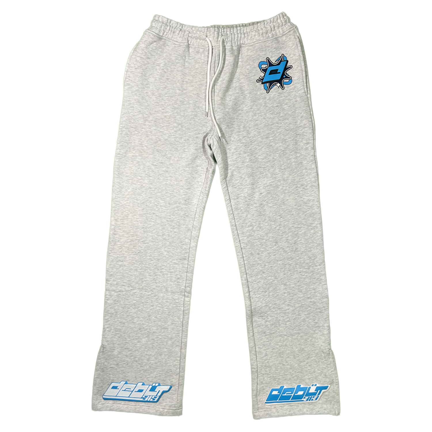 Logo Flare Sweatpants - Grey