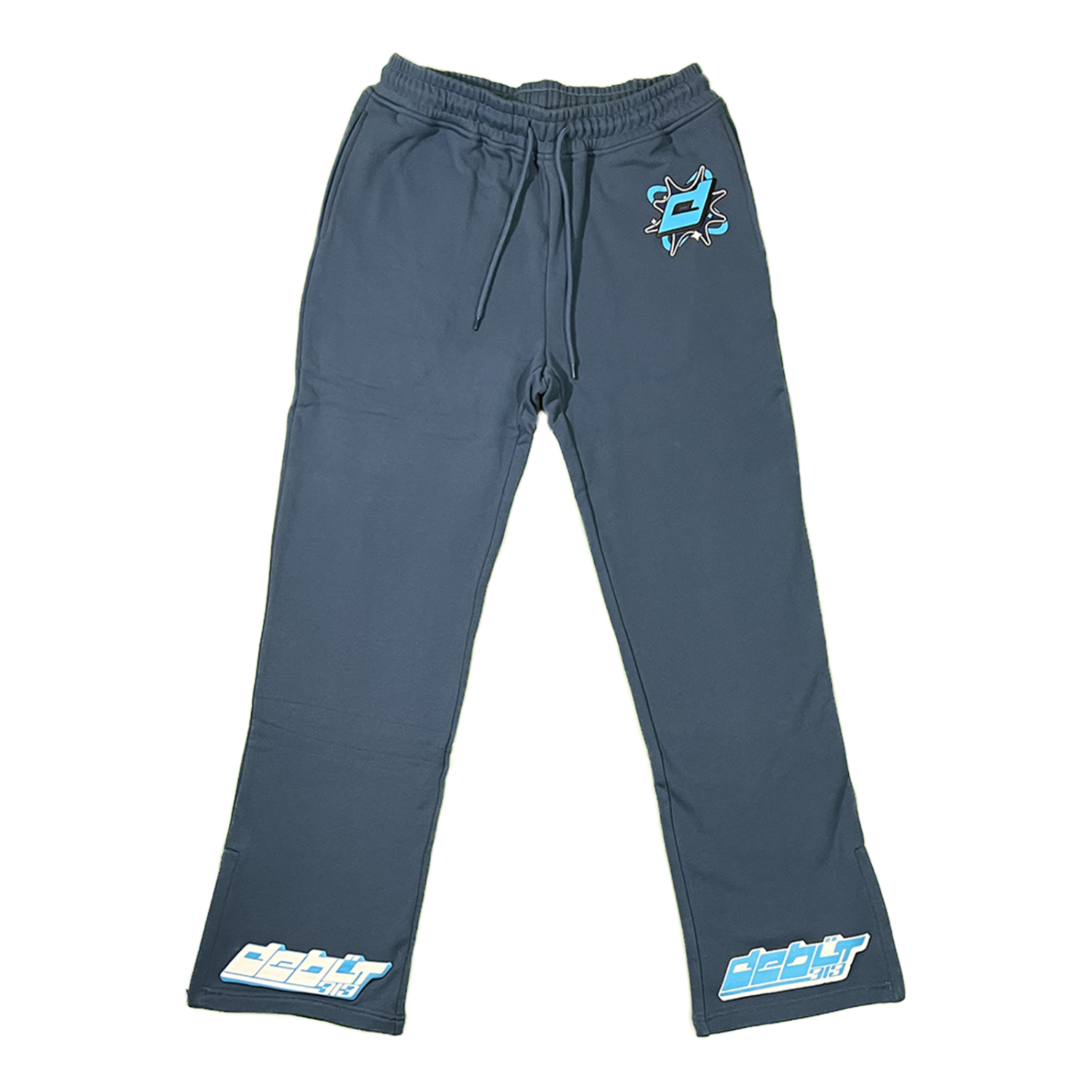 Logo Flare Sweatpants - Navy