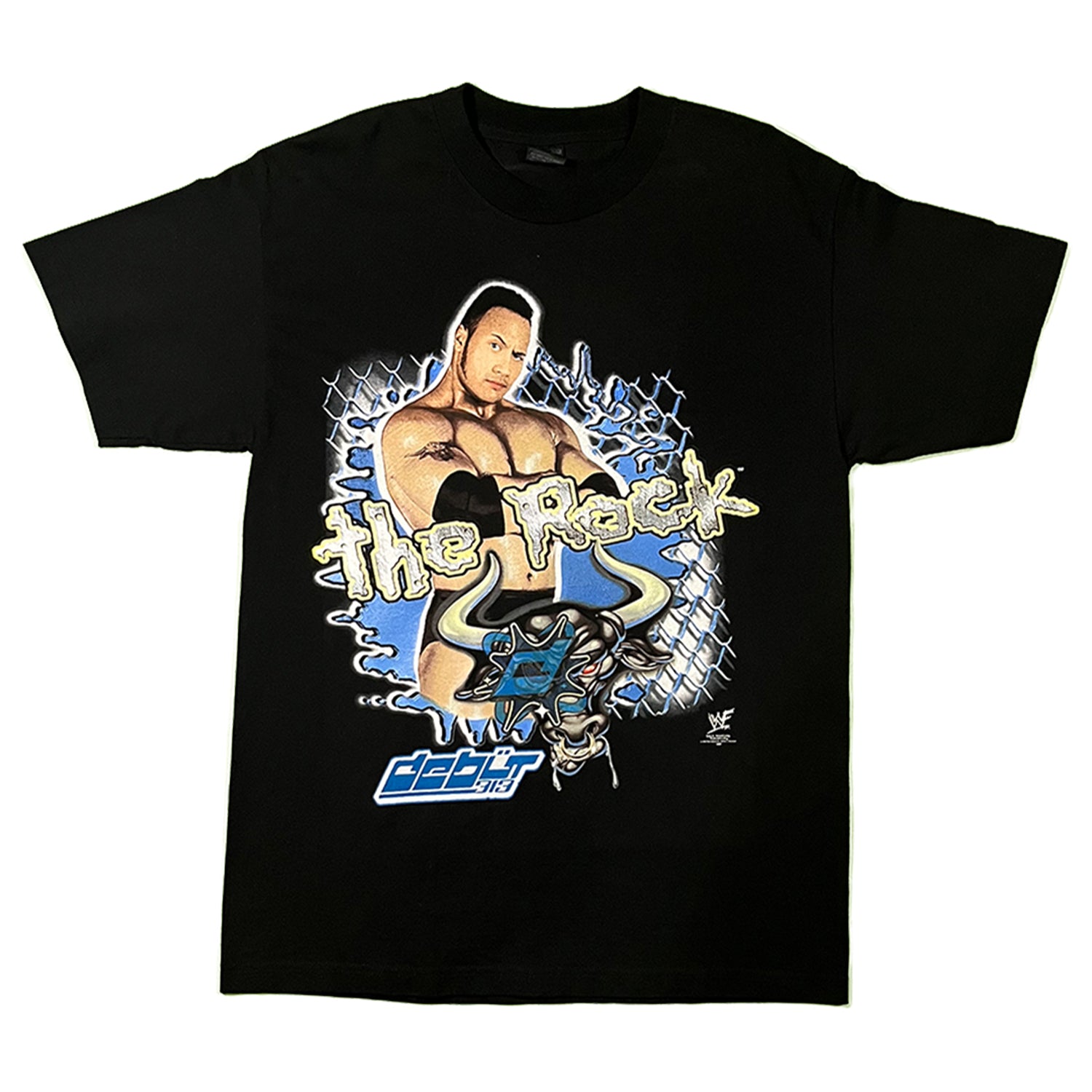 1999 WWF The Rock "Professional Hardcore Wrestler" T-Shirt